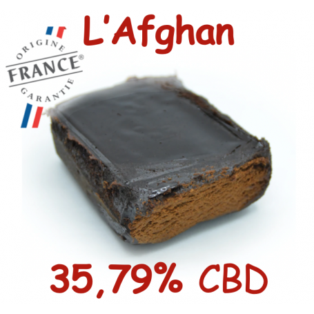 L'Afghan by DR GREEN - Hash CBD - Origine France - CBD 35,79%