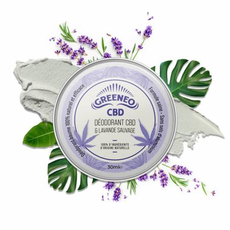 DÉODORANT BAUME 30ML - BAUME LAVANDE CBD GREENEO