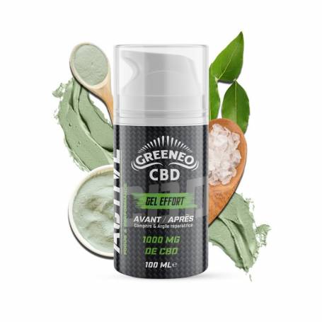 GEL EFFORT 1000MG - GEL CAMPHRE CBD GREENEO