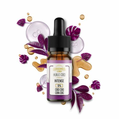 Huile Intense - Huile CBD Greeneo 10ml